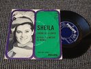 SI 45T SHEILA L'HEURE DE LA SORTIE PHILIPS DUTCH PS MOD YEYE
