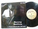 Sonny Rollins Quartet with Thelonious Monk - S/T  20-050 UK 10