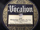 Mississippi Wobble JIMMY WADE Blues 20's VOCALION #1236 78 rpm Victrola Record
