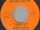 Northern Soul - Bernard Williams - It's Needless To Say - Listen