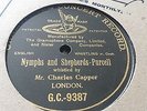 MR CHARLES CAPPER NYMPHS AND SHEPHERDS GRAMOPHONE CONCERT RECORD G.C-9387