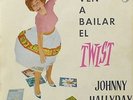 Johnny Hallyday Viens danse le twist- Pestaña lateral - Ed. española - 1961 - Ep