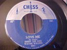 Jimmy Lee & Wayne Walker - 1955 ROCKABILLY - Love Me - Chess 4863