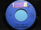 DAVID ROBINSON 45 Like It Like It Is/Care For You ORBITONE rare New Orleans funk