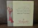 Martzy & Antonietti. Schubert. Columbia 33CX1359