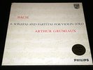 ARTHUR GRUMIAUX BACH 6 Sonatas and Partitas PHILIPS 3LP BOX 835 198/200 AY MINT