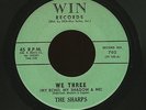  DOO WOP 45 VIC DONNA & SHARPS We Three/Teen Age Girl WIN 702