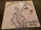 METALLICA AND JUSTICE FOR ALL VERTIGO 1988 2 LP 836062-1