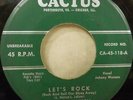 ROCKABILLY JOHNNY WATSON LET'S ROCK/I'M NOT CRAZY 1959 CACTUS 118 KILLER 2-SIDER