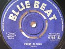 PRINCE BUSTER - 100 Ton Megaton / ZOOT SIMMS - Press Along - BLUE BEAT '63