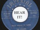 The Spiders DOO WOP 45 (Imperial 5280) Tears Began To Flow/ I'll Stop Crying