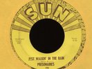 PRISONAIRES Just Walkin' in the Rain Baby Please on Sun 186 R&B Doo Wop 45 Hear
