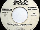ROY YOUNG 45 Four An Twenty Thousand Kisses / Late Last PROMO Teen BOPPER e1061