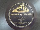 MONARCH 1904' 78 rpm Victrola RECORD Frank Wilson COON SONG Medley GERMAN PARODY