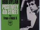 Rock 45 BOB DYLAN Positively 4th Street COLUMBIA picture sleeve