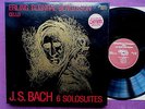 DANACORD Stereo, 3 LP, BACH: Suites for solo Cello, BLØNDAL BENGTSSON, NM