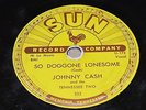 78 Johnny Cash SUN 232  Early Country V+/V