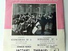 Mozart Violin Concerto Jacques Thibaud LVDSM FJLP 5015