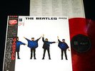BEATLES - HELP : Japan Ltd Red Vinyl LP w/Obi, Insert : MONO 1982 EAS-70134