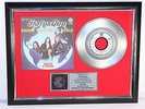 Status Quo, Rockin' All Over The World, mit Cover, Platin Record, Award, gold