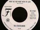 THE STRATOLINERS What Do You Want With My Love FEDERAL RARE NORTHERN SOUL
