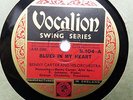 BENNY CARTER Blues In My Heart/Somebody Loves Me VOCALION SWING SERIES S.104 EE-