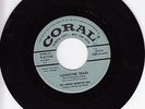 Johnny Burnette Trio 45 Lonesome Train/I Just Found CORAL DJ VG+/EX ROCKABILLY