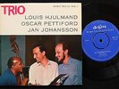 LOUIS HJULMAND TRIO Vol. 2 with Oscar Pettiford Danish orig. 1959 Debut Jazz EP