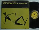 MILES DAVIS Relaxin' w/COLTRANE CHAMBERS LP PRESTIGE 7129 50th NYC RVG DG