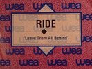 Ride,Leave Them All Behind, NEW/MINT Spanish promo jukebox 7 inch vinyl single