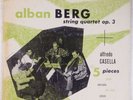 BERG: String Quartet Op 3 CASELLA New Music Quartet BARTOK RECORDS 50s LP