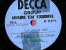 NINO TEMPO & APRIL STEVENS All Strung Out - DECCA Advance Test Recording ACETATE