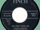 H-BOMB FERGUSON & MAD LADS She Don't Want Me 45rpm Finch 1958