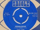 Terry Dene Geraldine UK Oriole 45 1960 Popcorn Teen
