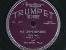 bs78-Blues-TRUMPET 147 -Willie Love & his Three Aces