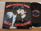 NICK CAVE & SHANE McGOWAN - What A Wonderful World '12 MAXI UK press 1992