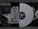 NIRVANA. Bleach LP rarewhite vinyl 13 track UK reissue Sub Pop 2002 Foo Fighters