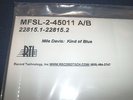 MILES DAVIS-Kind of Blue TEST PRESS MOFI MFSL Mobile Fidelity Original Master