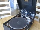hmv 102c table top picnic gramophone 5b soundbox VGC