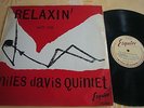 JAZZ.  THE MILES DAVIS QUINTET. RELAXIN' WITH.  ORIG UK ESQUIRE32-068
