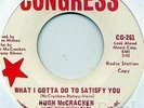 HUGH McCRACKEN What I Gotta Do to Satisfy You? 7
