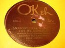 JAZZ GEORGE MCCLENNON'S DEVILS Anybody Here Want to Try My Cabbage? OKEH 8236