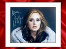 ULTRA COOL - ADELE - MUSIC SUPERSTAR - ORIGINAL HAND SIGNED AUTOGRAPH