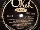Electric Okeh 41415 Louis Armstrong Orchestra-My Sweet (NYC 1930)