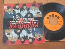 FRENCH EP LES BEATLES SOE3766 TICKET TO RIDE TYPE 1 AVEC LANGUETTE