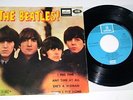 BEATLES SINGLE EP ORIGINAL ESPAÑA SPAIN LABEL CLEAR BLUE RARE SPANISH