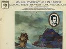 Mahler Sym #3 Martha Lipton Bernstein New York Phil NM Columbia M2S-675