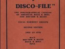 Disco-File Discographical Catalog of Rock & Roll and Rhythm and Blues 1902-1976
