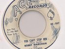 BOBBY MARCHAN AND THE CLOWNS - YOU CAN'T STOP HER RARE USA 45 PLAYS EX 