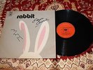 Rabbit Dave Evans AC/DC Signed LP Vinyl Record Aussie 1st Pressing CBS VG+/VG+